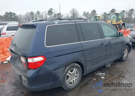 2007 Honda Odyssey Ex-L из США, поврежденный, VIN 5FNRL38607B021421